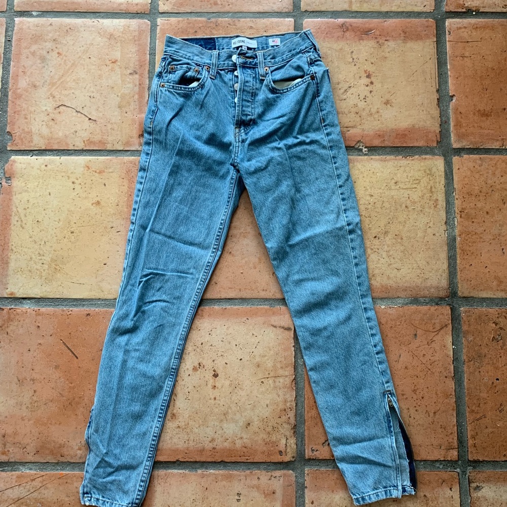 re/done jeans size 24 worn once